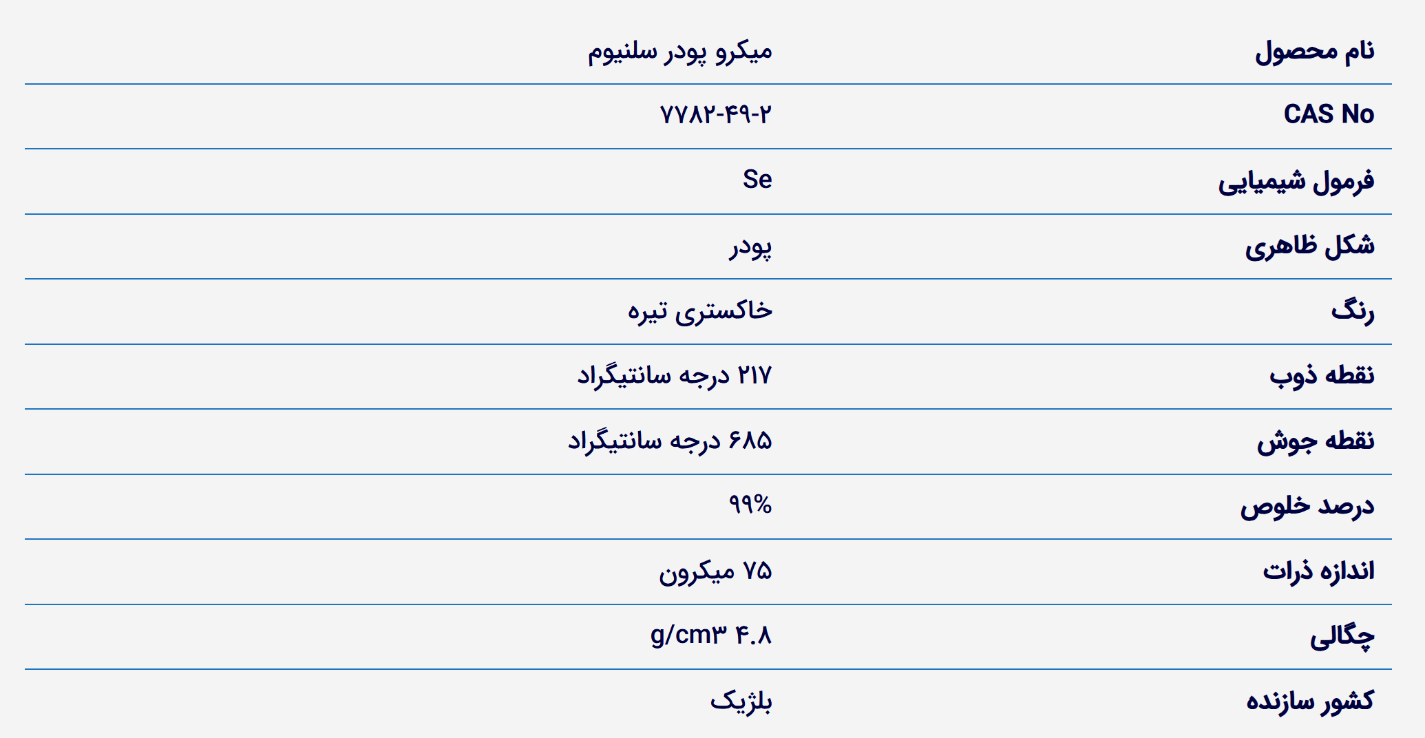 خرید پودر سلنیوم. فروش پودر سلنیوم میکرو. قیمت پودر سلنیوم. Selenium Micro Powder